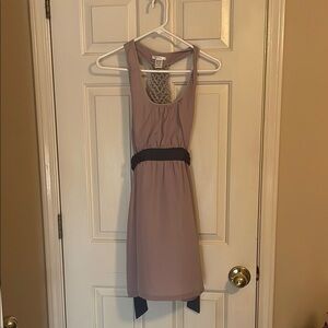 Esley Purple Halter Sundress for Cocktail Events